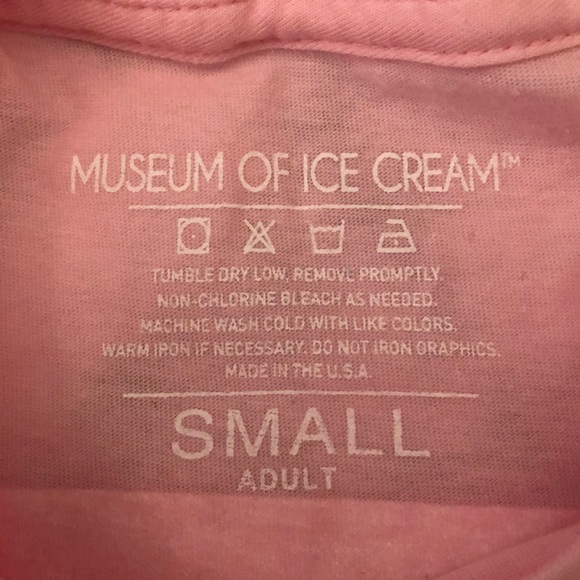 New! Museum of Ice Cream “I scream” Pink T- shirt - Picture 5 of 6
